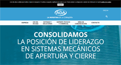 Desktop Screenshot of aga.es