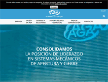 Tablet Screenshot of aga.es