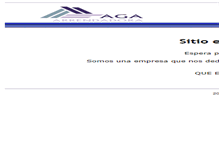 Tablet Screenshot of aga.com.mx